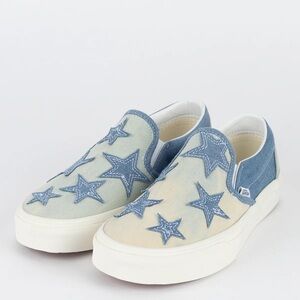 Vans Classic Slip On Starry Night Denim Star Sneakers